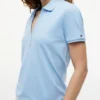 Polo Henley ușor din piqué