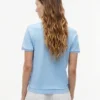 Polo Henley ușor din piqué