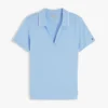 Polo Henley ușor din piqué