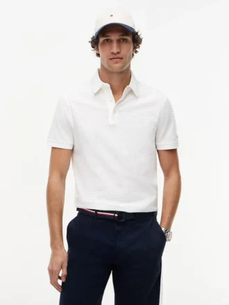 Polo Jacquard cu croială regular de la New York Label
