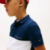 Polo pentru copii cu blocuri de culoare Polo pentru copii cu blocuri de culoare