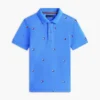 Polo pentru copii cu imprimeu cu steaguri Polo pentru copii cu imprimeu cu steaguri