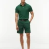 Polo slim fit cu borduri