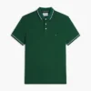 Polo slim fit cu borduri