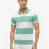 Polo slim fit cu dungi de rugby Polo slim fit cu dungi de rugby