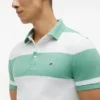Polo slim fit cu dungi de rugby Polo slim fit cu dungi de rugby