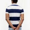 Polo slim fit cu dungi de rugby Polo slim fit cu dungi de rugby