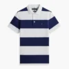 Polo slim fit cu dungi de rugby Polo slim fit cu dungi de rugby