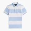 Polo slim fit cu dungi de rugby