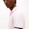 Polo slim fit din bumbac neted interlock Polo slim fit din bumbac neted interlock