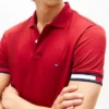 Polo slim fit din bumbac neted interlock Polo slim fit din bumbac neted interlock