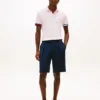 Polo slim fit din bumbac neted interlock Polo slim fit din bumbac neted interlock