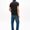 Polo slim fit din bumbac neted interlock Polo slim fit din bumbac neted interlock