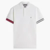 Polo slim fit din bumbac neted interlock Polo slim fit din bumbac neted interlock
