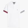 Polo slim fit din bumbac neted interlock Polo slim fit din bumbac neted interlock