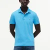 Polo slim fit din piqué elastic