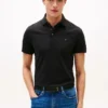 Polo slim fit din piqué elastic