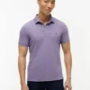 Polo slim fit din piqué elastic