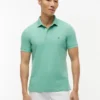Polo slim fit din piqué elastic