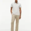 Polo slim fit din piqué elastic