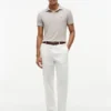 Polo slim fit din piqué elastic