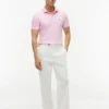 Polo slim fit din piqué elastic