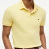 Polo slim fit din piqué elastic