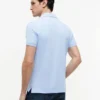 Polo slim fit din piqué elastic