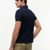Polo slim fit din piqué elastic