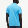 Polo slim fit din piqué elastic