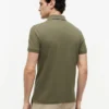 Polo slim fit din piqué elastic