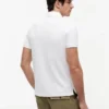 Polo slim fit din piqué elastic