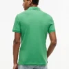 Polo slim fit din piqué elastic