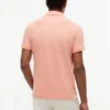 Polo slim fit din piqué elastic