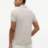 Polo slim fit din piqué elastic