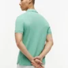 Polo slim fit din piqué elastic