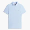 Polo slim fit din piqué elastic