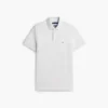Polo slim fit din piqué elastic