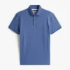 Polo slim fit din piqué elastic