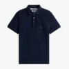Polo slim fit din piqué elastic