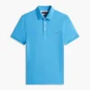 Polo slim fit din piqué elastic