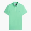 Polo slim fit din piqué elastic