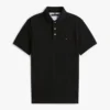 Polo slim fit din piqué elastic