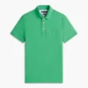 Polo slim fit din piqué elastic