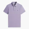 Polo slim fit din piqué elastic