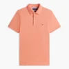 Polo slim fit din piqué elastic