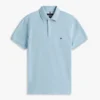Polo slim fit din piqué elastic
