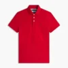 Polo slim fit din piqué elastic