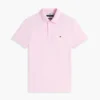 Polo slim fit din piqué elastic