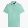 Polo slim fit din piqué elastic